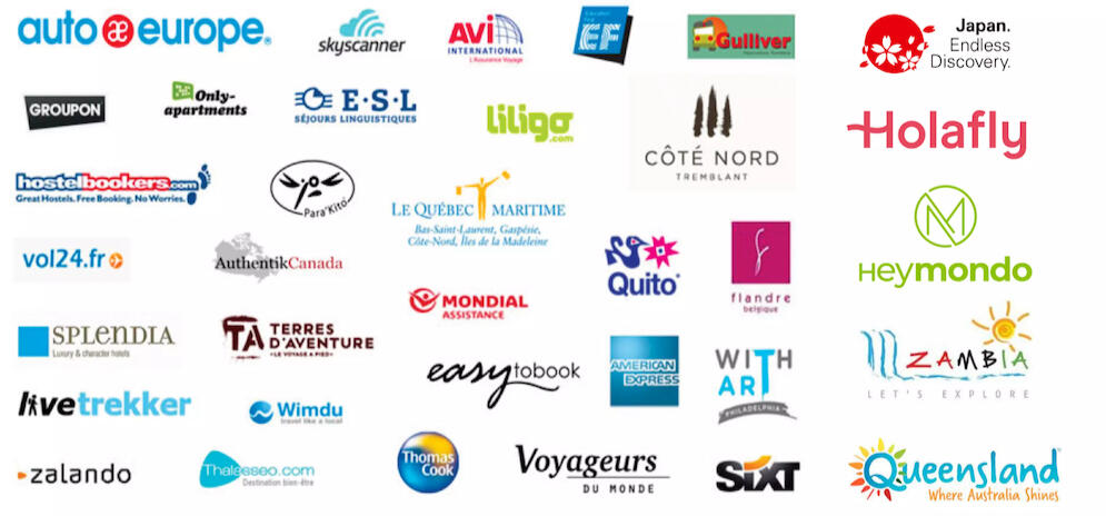Sélection de logos clients et collaborations de Maloka Création